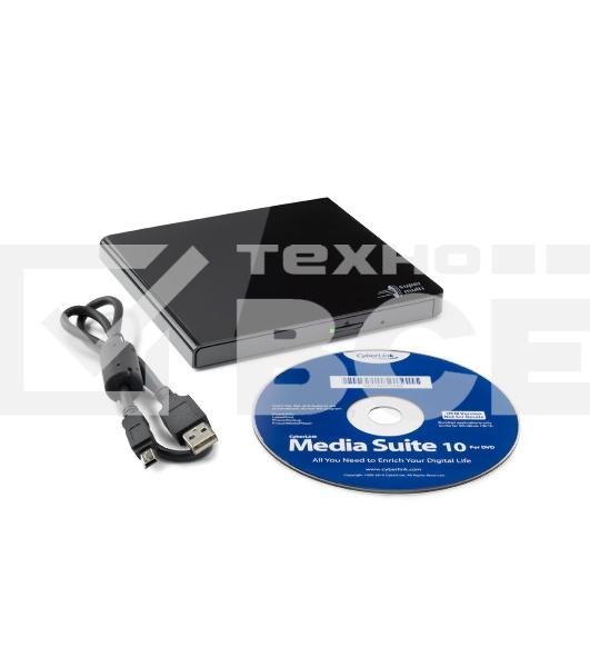 Оптический привод внешний DVD-RW LG GP57EB40 черный USB slim RTL