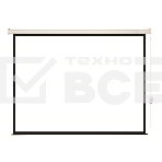 Экран с электроприводом Lumien Eco Control 203x203 см (раб. область 197х197 см) Matte White черная кайма по периметру 1:1, фото 1