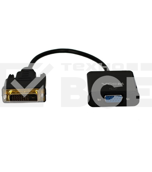 Кабель-переходник DVI(M) ---> VGA(F)VCOM <CG491>
