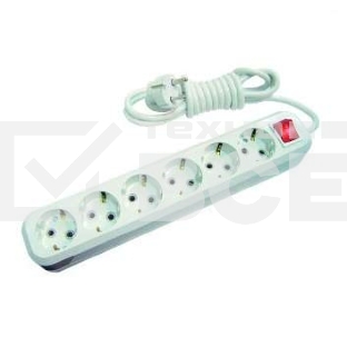 Удлинитель Makel MGP233 6гн 3 м с\з вкл.