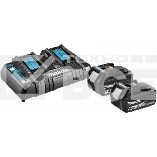 Аккумулятор+з\у Makita 191L75-3DC18RD-1шт+BL1850B-2шт,18В,5.0Ач,Li-ion,кор