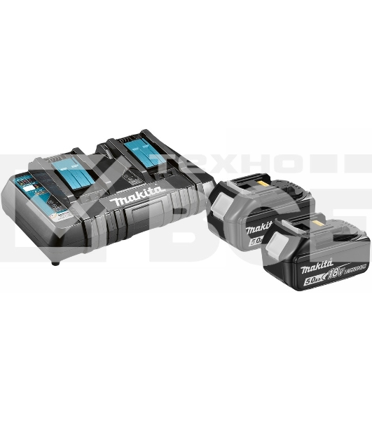 Аккумулятор+з\у Makita 191L75-3DC18RD-1шт+BL1850B-2шт,18В,5.0Ач,Li-ion,кор