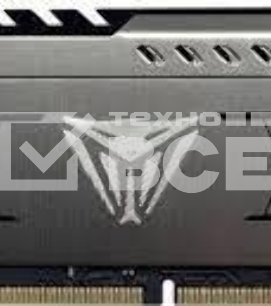 Оперативная память Patriot Viper Steel, DDR4, 32GB (1x32 GB), 3200 MHz, CL16, радиатор, чёрный
