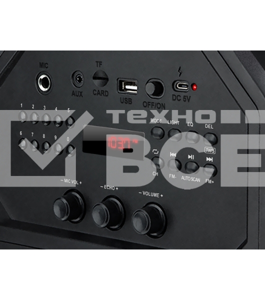 Мобильные колонки Sven PS-670 2.0 чёрные 2x32.5W  Bluetooth