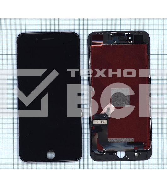Дисплей для Apple iPhone 8 Plus в сборе с тачскрином (AAA) черный