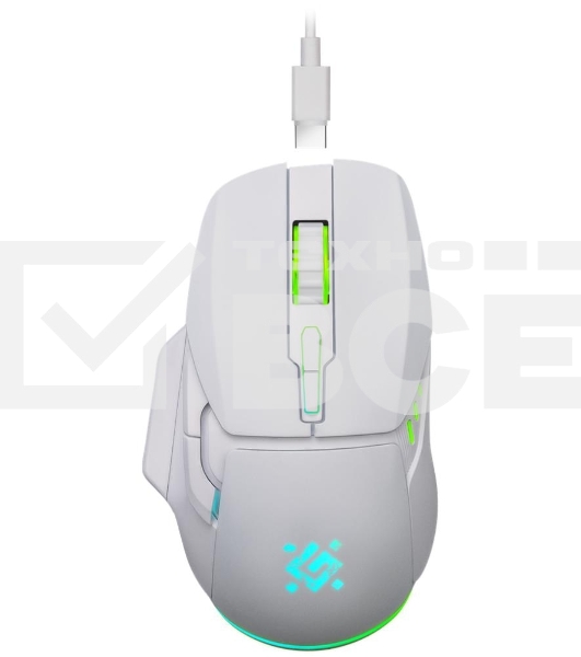 Мышь беспроводная Defender Stix GM-009 белый, 3200 dpi, радиоканал, USB, кнопки - 7