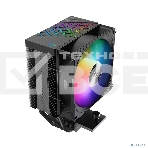 Кулер PCCooler R400 ARGB черный 92мм алюминий+медь 2200r[m 30db 4-pin 180W 133мм, фото4