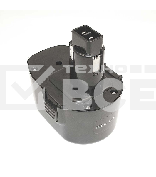 Аккумулятор для DeWalt (p/n: DC9091, DE9038, DE9091, DE9092, DE9094, DW9094), 2,0Ah 14.4V Ni-Cd