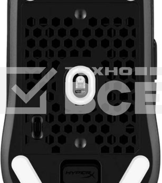 Мышь беспроводная HyperX Haste 2 черный, 26000 dpi, радиоканал, Bluetooth, USB, кнопки - 5