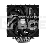 Кулер для процессора/ Thermalright Royal Knight 120 (4-pin PWM, 156mm, Ni/Cu, 6x6mm, 2x120mm, 80.45CFM/56.36CFM, 29.4dBA/28.4dBA, 2150RPM/1900RPM, S: 1200, 1700, 1851, 2011, 2066, 115X, AM4, AM5, black), фото4