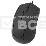 Мышь проводная CBR CM 109 черный, 1000 dpi, USB, кнопки - 3, фото 1