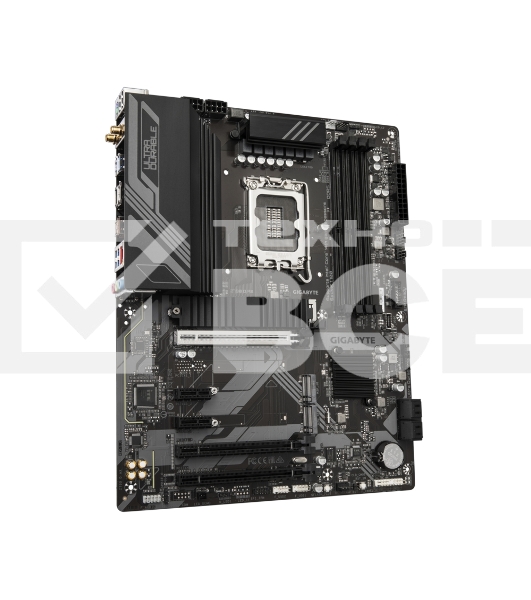 Материнская плата Gigabyte Z790 D AX, LGA 1700, Intel Z790, 4xDDR5, 4xSATA, 3xM.2, 1xPCI-E 5.0 x16, 1xPCI-E 4.0 x4, 2xPCI-E 3.0 x1, 1xHDMI, 1xDP, 1x 2.5Gb LAN, 4xUSB-A 3.2 Gen 1, 1xUSB-A 3.2 Gen 2, 2xUSB-A 2.0, 1xUSB-C 3.2 Gen 2, 3x3.5 мм, 7.1, ATX