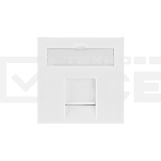 Вставка Rexant Mosaic 45x45, на 1 порт со шторкой, фото3