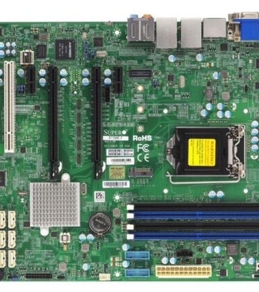 Материнская плата серверная Supermicro MBD-X13SAE-F-B, LGA 1700, Intel W680, 4xDDR5 ECC/non-ECC, 8xSATA-III, 3xM.2 PCIe, 2xPCI-E 5.0 x16, 2xPCI-E x4, 2xGigabit LAN, 1x2.5Gb LAN, 4xUSB-A 3.2 Gen 2, 1xUSB-C, 1xVGA, 1xDVI-D, 1xDP, 1xHDMI, ATX