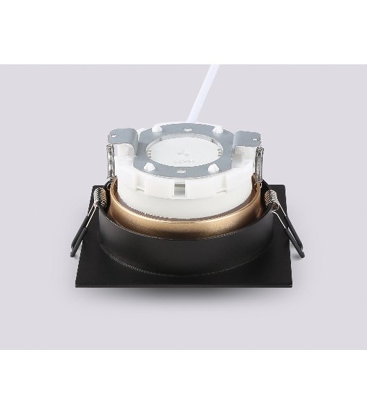 Светильник Ambrella light TN52340 SBK/SGD черный песок/золото песок GX53 max 12W 115*115*25