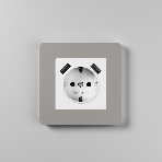 Рамка на 1 пост WERKEL Split (дымчатый/белый, soft-touch) W0013067, фото13