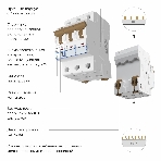 Автоматический выключатель Werkel 3P  32 A  C  6 kА W903P326, фото 1
