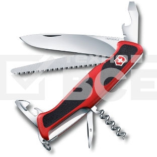 Нож перочинный Victorinox RangerGrip 55 (0.9563.C) 130мм 12функций красный/черный карт.коробка