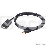 Кабель Cablexpert mDP-HDMI, 20M/19M, 1.8м, черный, позол.разъемы, пакет (CC-mDP-HDMI-6), фото3