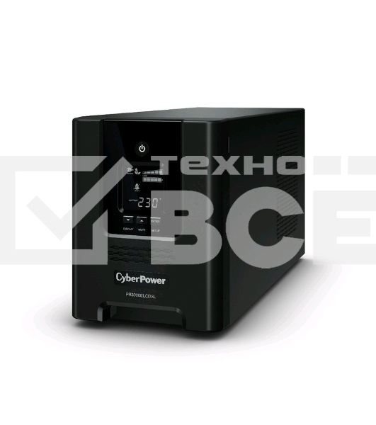 Источник бесперебойного питания CyberPower PR3000ELCDSL 3000VA/2700W USB/RJ11/45 (9 IEC)