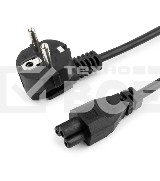 Кабель Кабель питания для ноутбуков Cablexpert PC-186-ML12 1.8м, 3-pin, с зазем., пакет