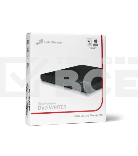 Оптический привод внешний DVD-RW LG GP57EB40 черный USB slim RTL