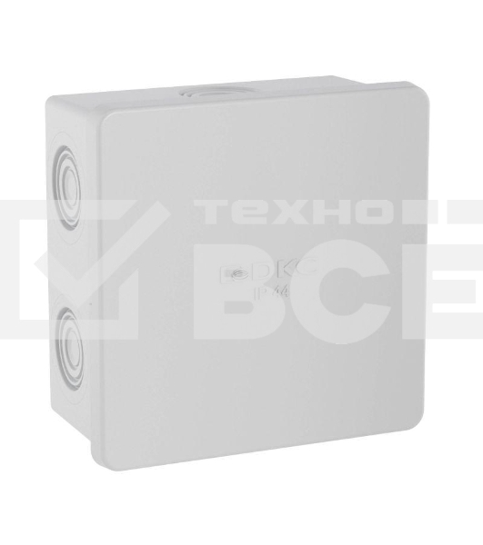 Коробка ответвит. с кабельными вводами. IP44. 80х80х40мм 53700 DKC