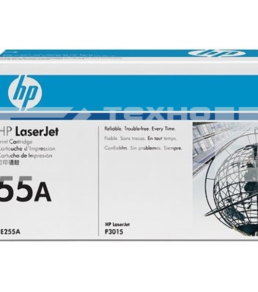 Картридж лазерный HP CE255A черный LJ P3015 (6000стр.)