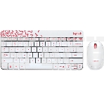 Клавиатура + мышь Logitech Wireless Combo MK 240 Nano White-red 920-008212, фото5