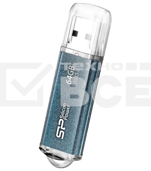 Флеш диск Silicon Power 64Gb Marvel M01 SP064GBUF3M01V1B USB3.0 синий
