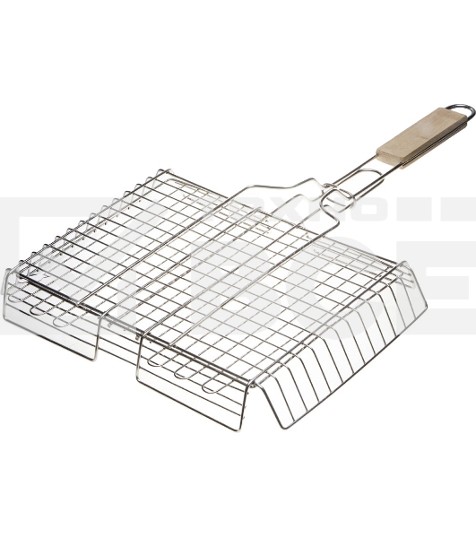 Решетка-гриль GRINDA 'BARBECUE', объемная, нержавеющая сталь, 340х260мм 424732