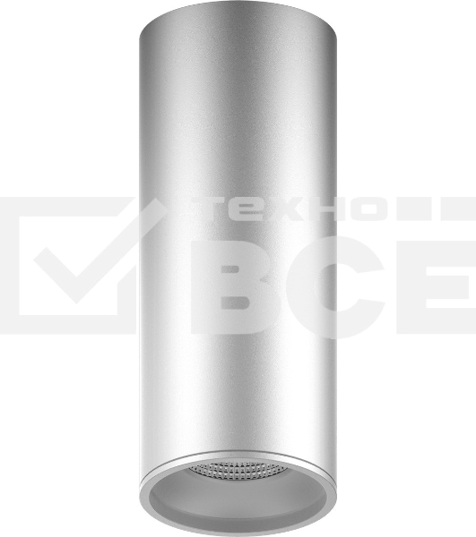 Светильник Gauss Overhead HD006 потолоч. 4100K цв.св.:белый серебристый