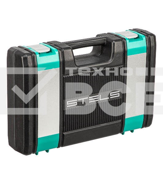 Набор инструментов STELS 141081/2'' 1/4'' CrV пластиковый кейс  69 предм.