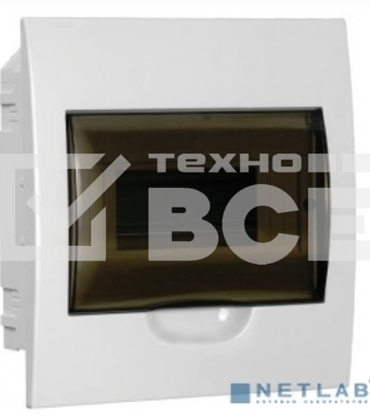 Бокс ЩРВ-П-8 мод. встраив. пластик IP41 GENERICA IEK MKP12-V-08-41-G