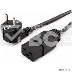 Кабель питания CEE Filum 7/7- С19, 3х1.5мм, 220В, 16A, черный, 1.8м [FL-PC16-EU-C19-1.8M] (873354), фото 1