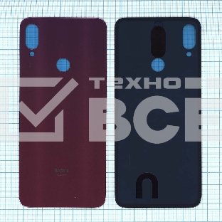 Задняя крышка для Xiaomi Redmi Note 7 Pro красная