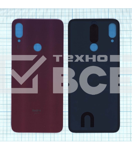 Задняя крышка для Xiaomi Redmi Note 7 Pro красная