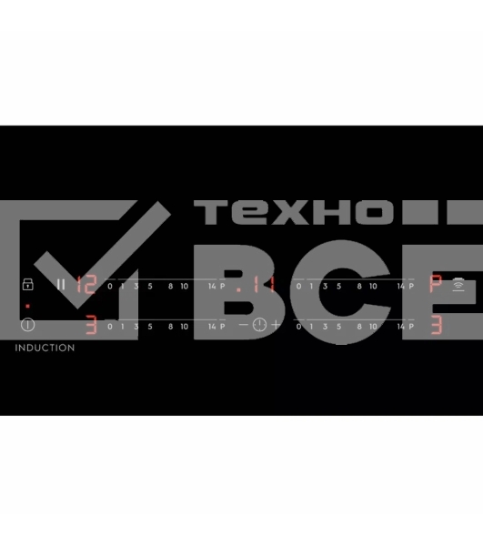 Индукционная варочная поверхность Electrolux EIT60443X черный