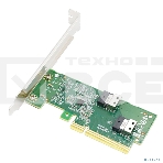 Адаптер для SSD PCIe x8 to Two SlimSAS SFF-8654 4i Adapter, фото6