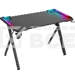 Стол игровой Defender Gamer RGB,подвес круж+гарн.,черн,120, фото5