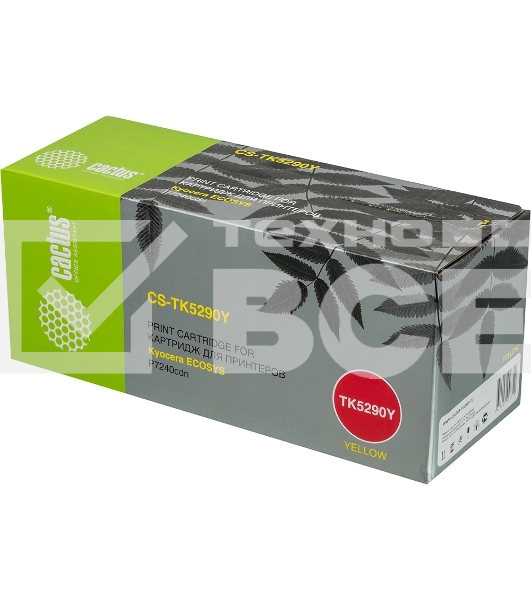Картридж лазерный Cactus CS-TK5290Y желтый (13000 стр.) для Kyocera ECOSYS P7240cdn
