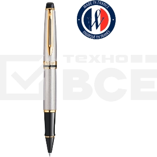 Ручка роллер Waterman Expert 3 (CWS0951980) Steel GT F черн. черн. подар.кор.