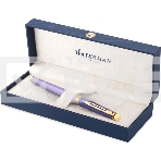 Ручка перьевая Waterman Hemisphere Colour Blocking (2179900) Purple GT сталь нержавеющая/позолота F подар.кор., фото6
