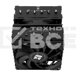 Кулер для процессора/ Thermalright Royal Knight 120 (4-pin PWM, 156mm, Ni/Cu, 6x6mm, 2x120mm, 80.45CFM/56.36CFM, 29.4dBA/28.4dBA, 2150RPM/1900RPM, S: 1200, 1700, 1851, 2011, 2066, 115X, AM4, AM5, black), фото2