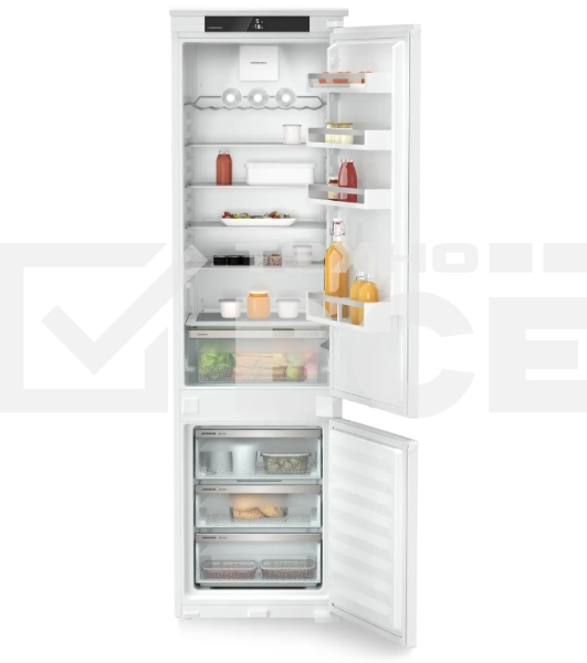 Встраиваемый холодильник Liebherr Pure, ниша 194 см, EasyFresh, МК NoFrost 3 контейнера, сенсорный дисплей Touch, door sliding.