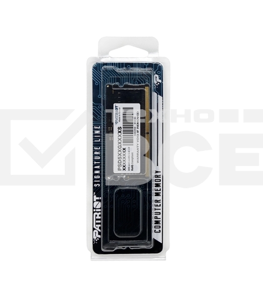Оперативная память Patriot, DDR5, 16GB (1x16 GB), 4800 MHz, CL40, SO-DIMM
