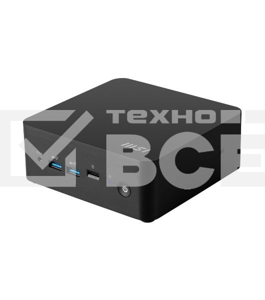Неттоп MSI Cubi NUC 1M-045XRU Core 3 100U (1.2) 8Gb SSD512Gb Graphics CR noOS GbitEth WiFi BT 120W черный (9S6-B0B111-045)
