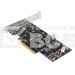 Переходник ExeGate EXE-597E2 (2 x M.2 M key -> PCI-E x8 v3.0, для установки двух SSD M.2 2230/2242/2260/2280/22110 M key NGFF в слот PCI-E, материнская плата должна быть c функции Bifurcation PCI-E), фото3
