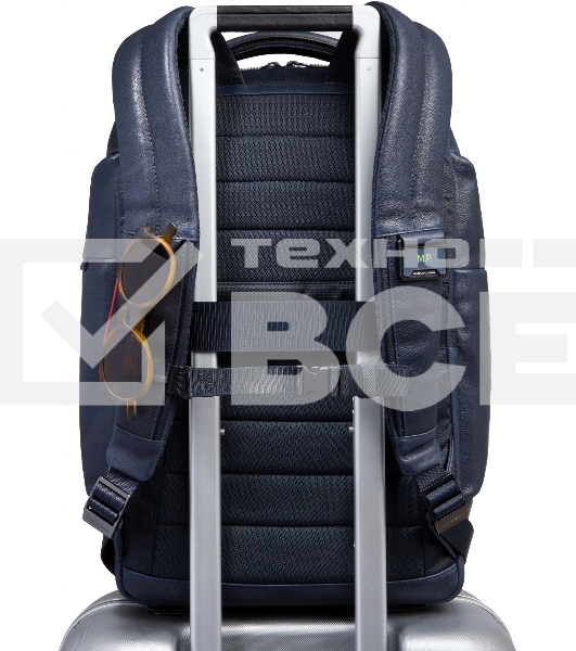 Рюкзак мужской Piquadro Cronus CA6689S134/BLU синий кожа