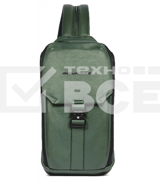 Рюкзак слинг мужской Piquadro Than CA6616S135/VE хаки кожа